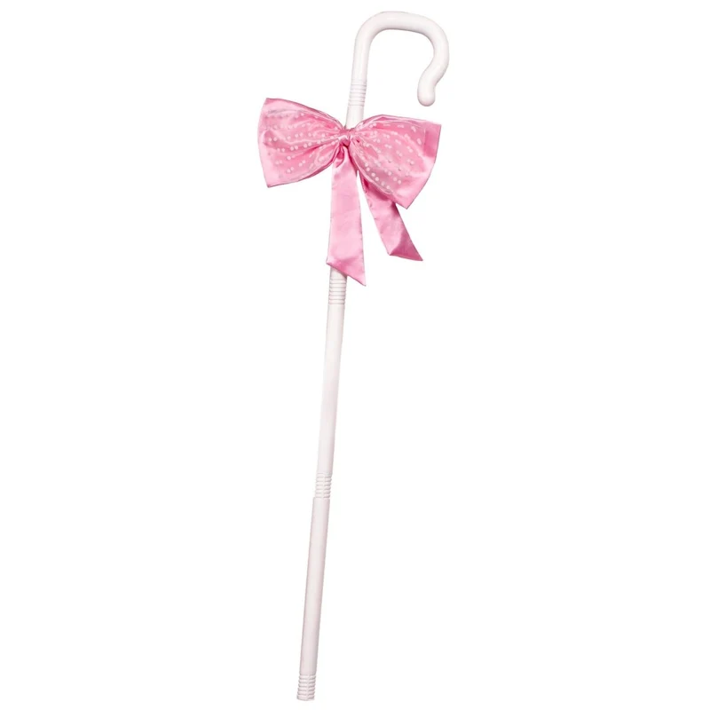 Shepherds Hook with Pink Bow Accent, 1 Count