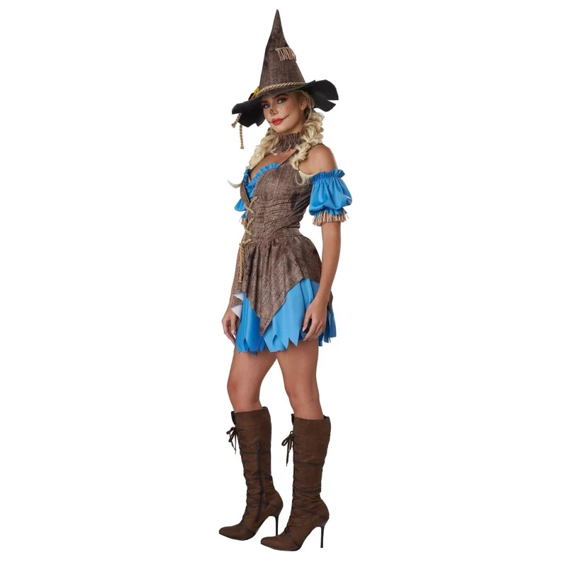 Flirty Scarecrow Costume for Adults
