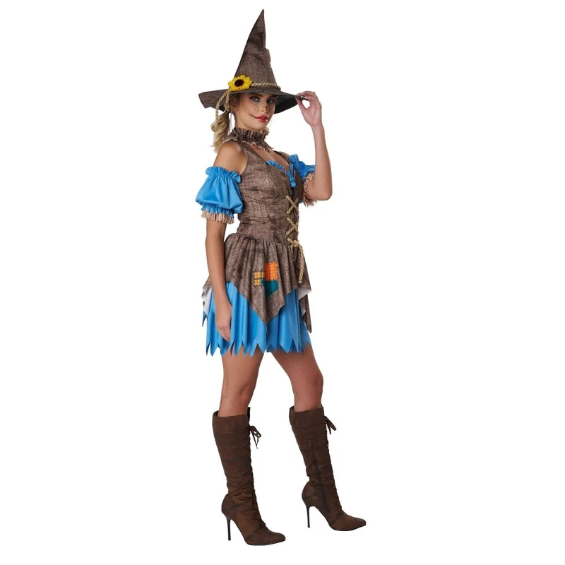 Flirty Scarecrow Costume for Adults