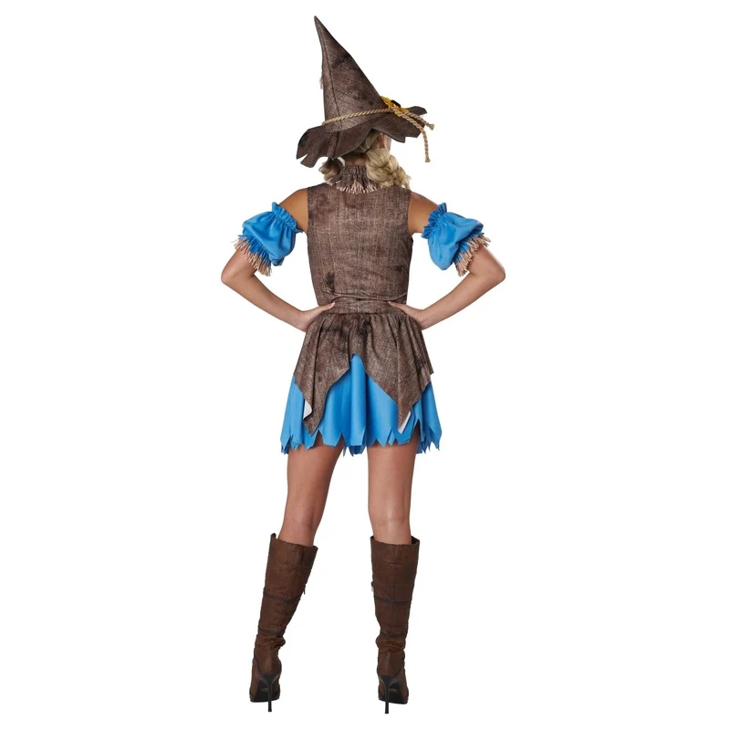 Flirty Scarecrow Costume for Adults