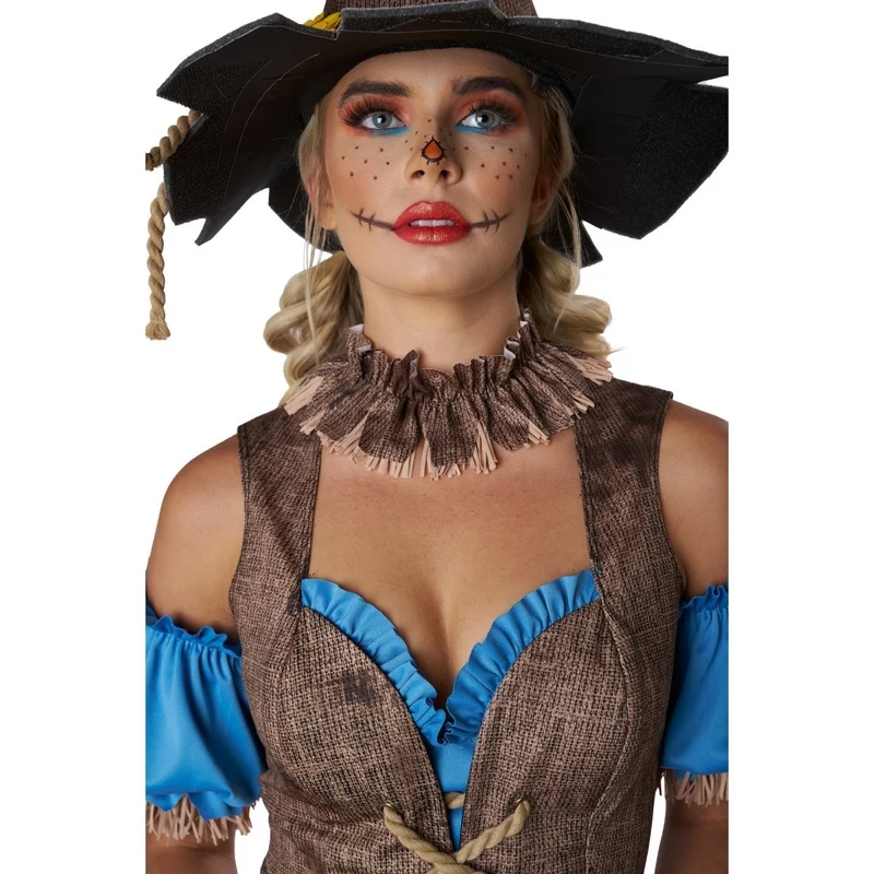 Flirty Scarecrow Costume for Adults