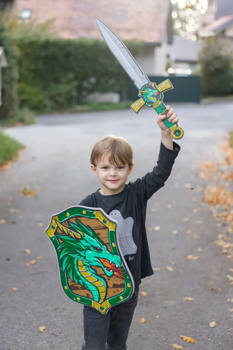 Great Pretenders Green Dragon EVA Foam Sword for Imaginative Play