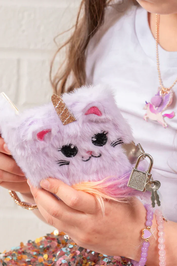Great Pretenders Purple Caticorn Notebook and Matching Pen Writing Set
