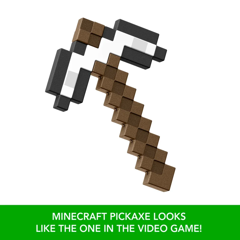 Minecraft Iron Pickaxe Role-Play Battle Toy for Kids