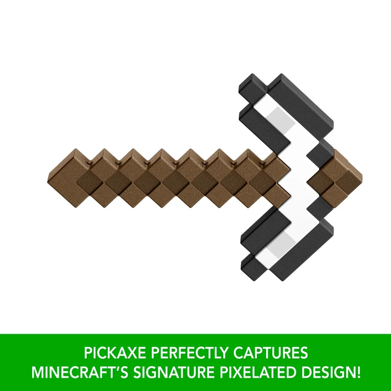 Minecraft Iron Pickaxe Role-Play Battle Toy for Kids