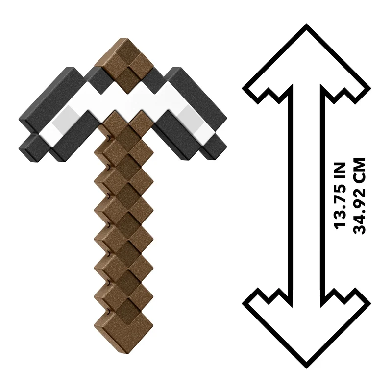 Minecraft Iron Pickaxe Role-Play Battle Toy for Kids