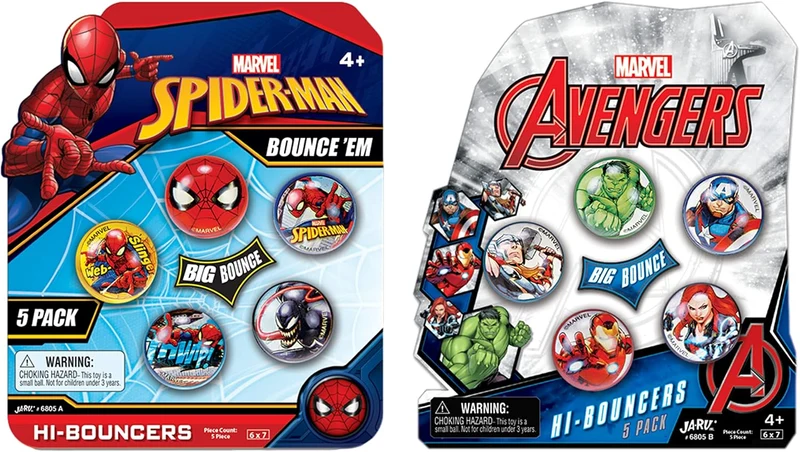Marvel Avengers High Bounce Bouncy Balls