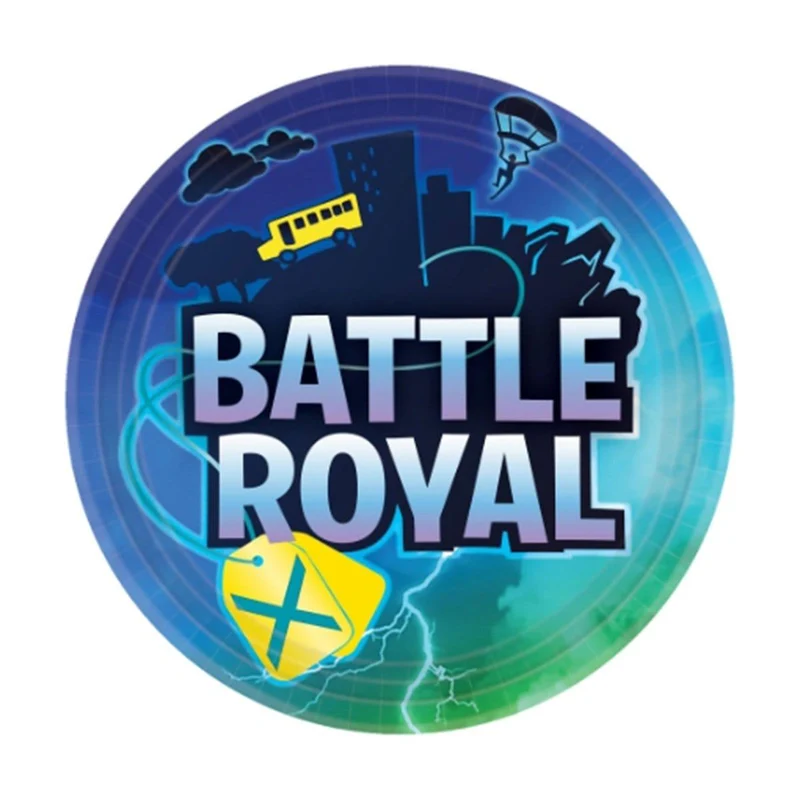 Fortnite Battle Royal Dinner Plates 9 inches, 8 per package