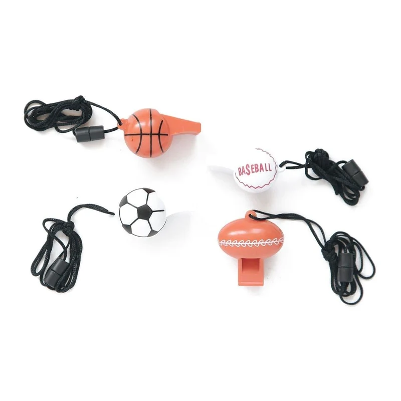 Sports ball whistles, 4 per package
