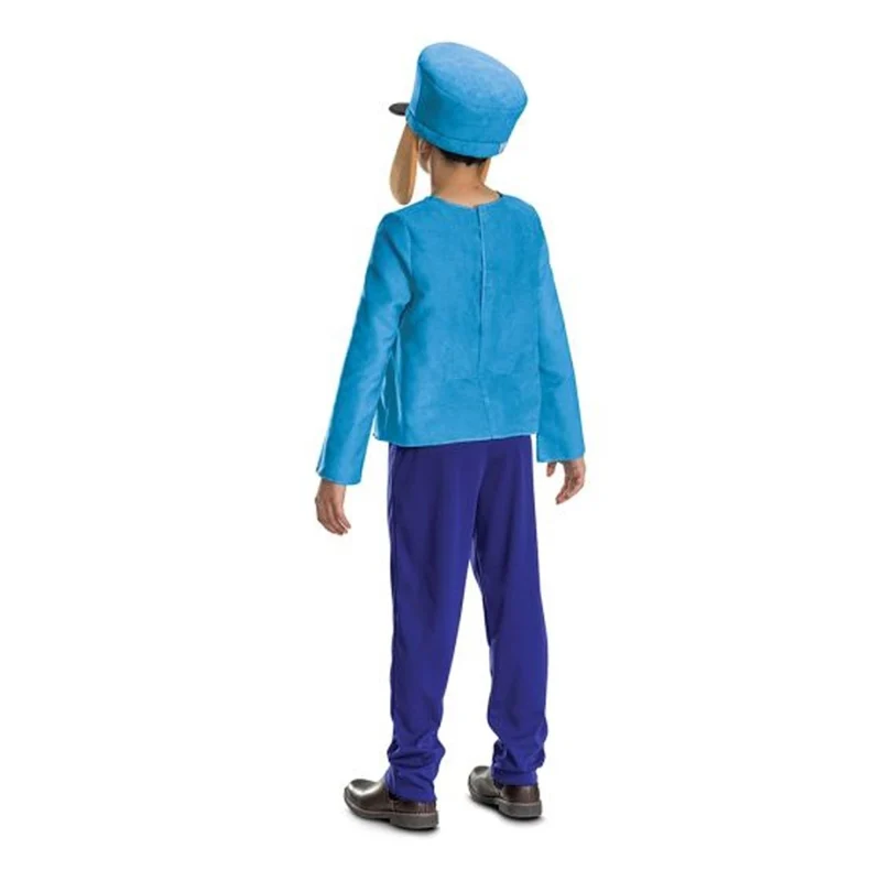 Dog Man Classic Costume for Kids, Blue Jumpsuit and Headpiece
