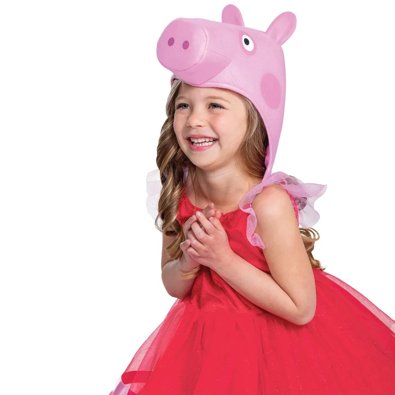 Peppa Pig Classic Dress Costume for Toddlers, Headpiece and Tail