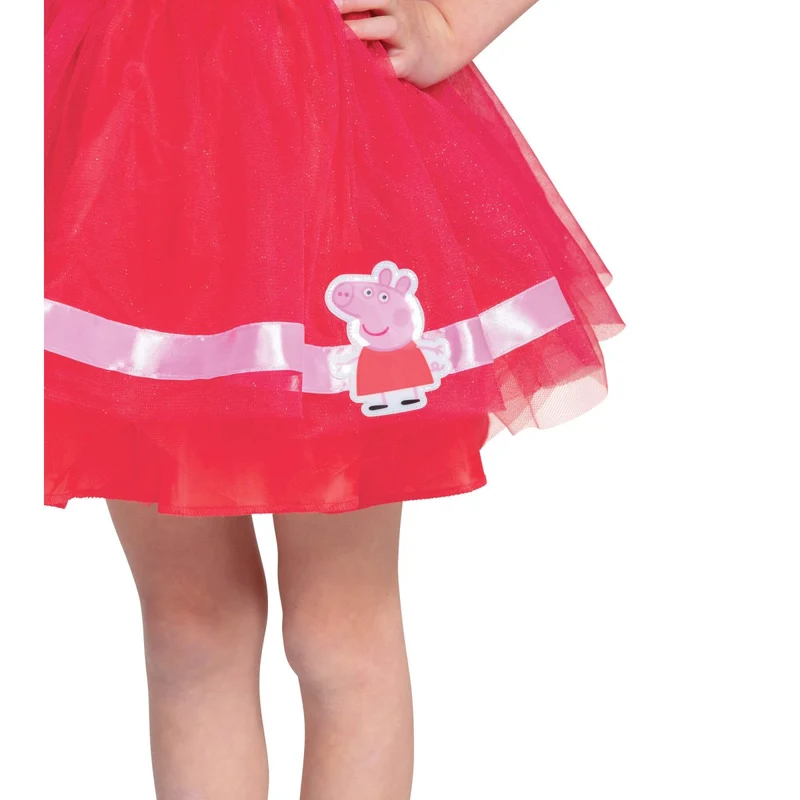 Peppa Pig Classic Dress Costume for Toddlers, Headpiece and Tail