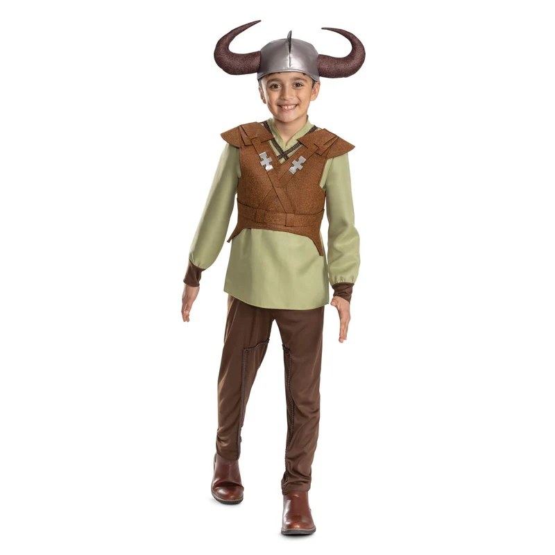 Hiccup Classic Costume for Kids, How to Train your Dragon, Jumpsuit and Headpiece