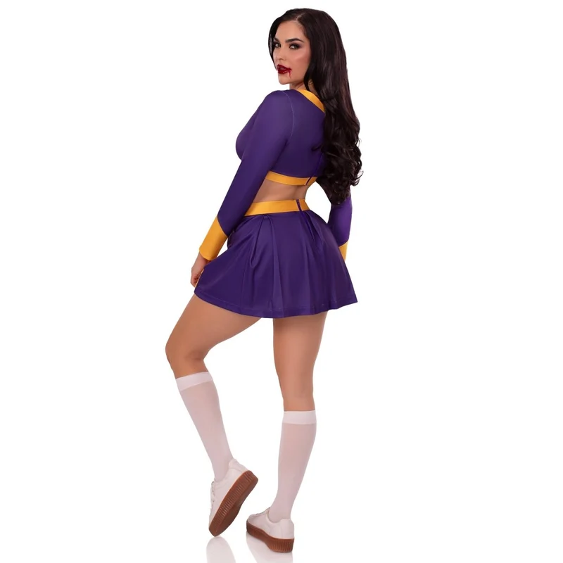 Cheer Squad Slayer Costume for Adults, Top and Skirt