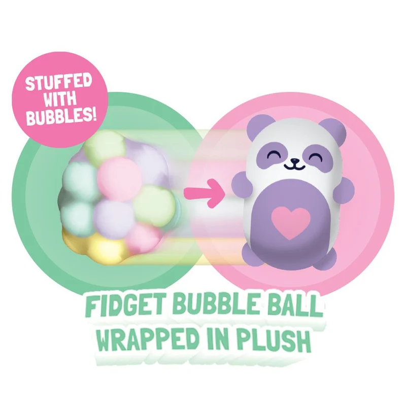 Bubble Stuffed Squishy Friends Fruit Mashup Edition Sensory Fidget Plush Toy