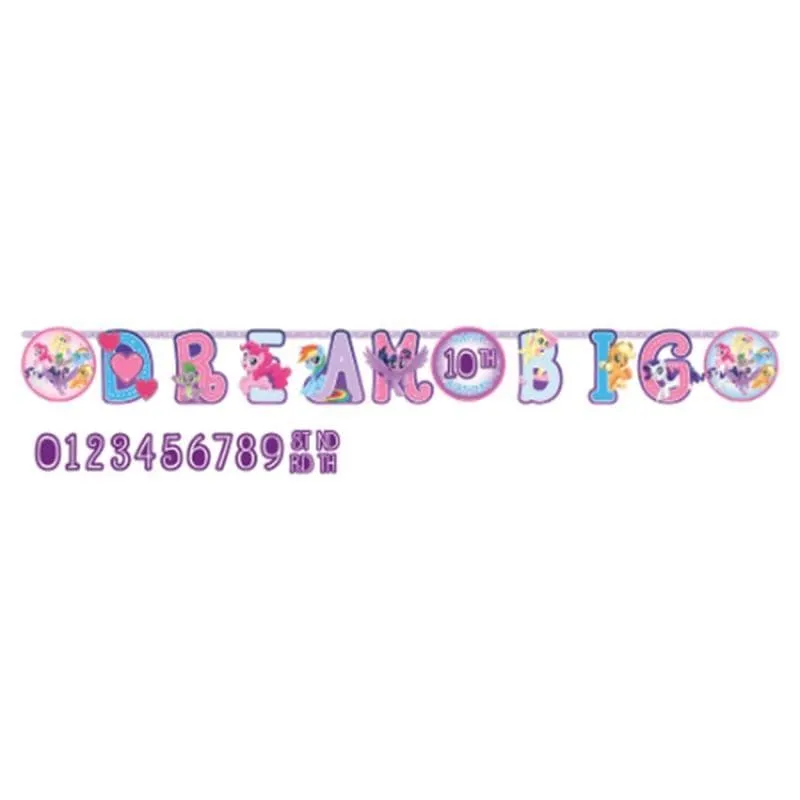 My Little Pony jumbo customizable banner