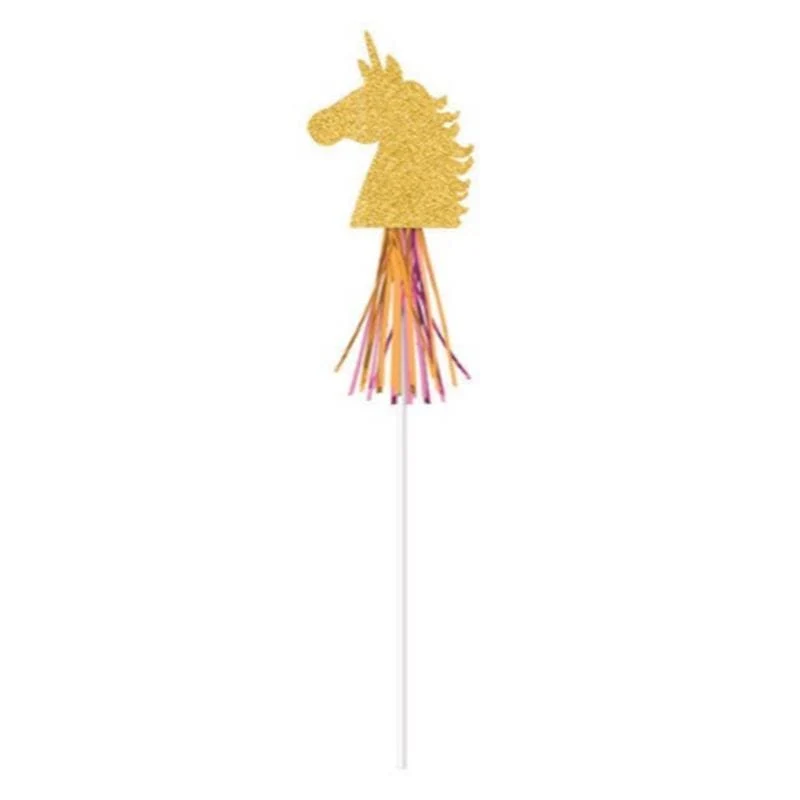 Magical Unicorn wands, 6 per package