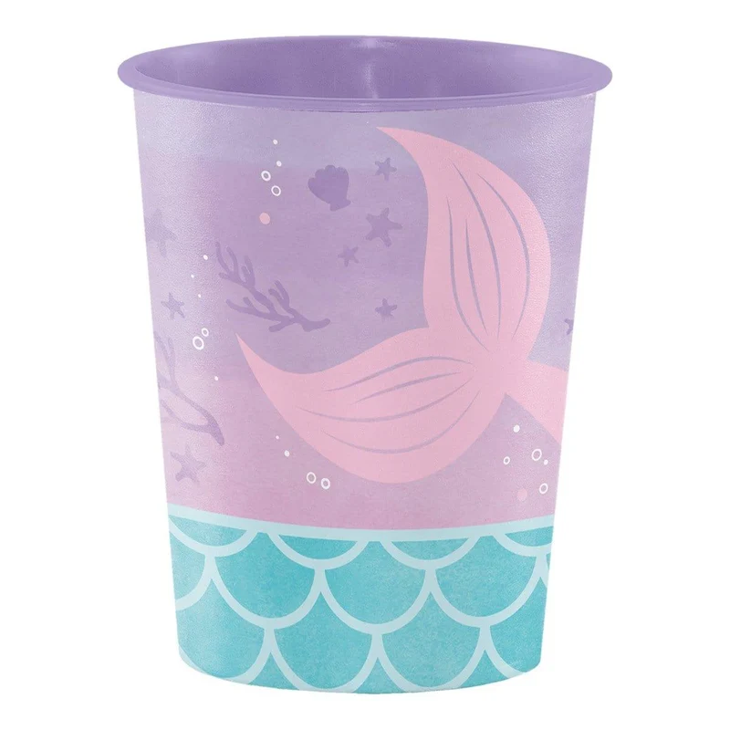 Mermaid Shine plastic favor cup