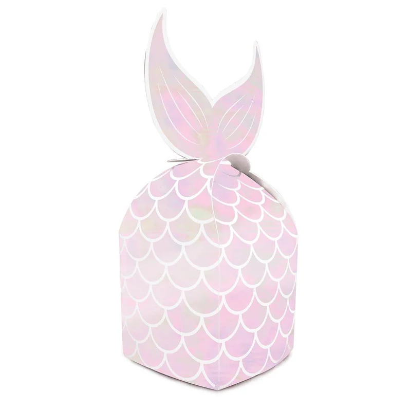 Mermaid Shine favor boxes, 8 per package