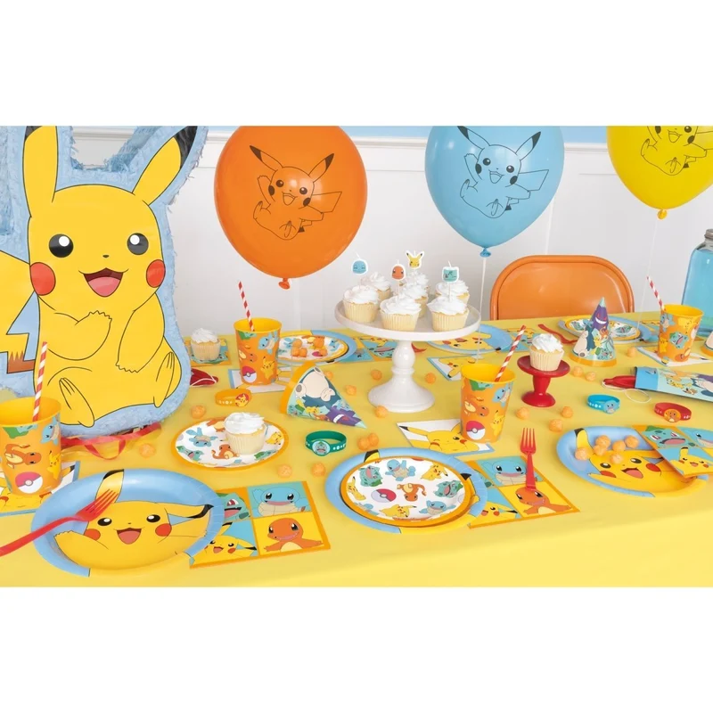 Pokémon Birthday Large Lunch Napkins, 16 Count