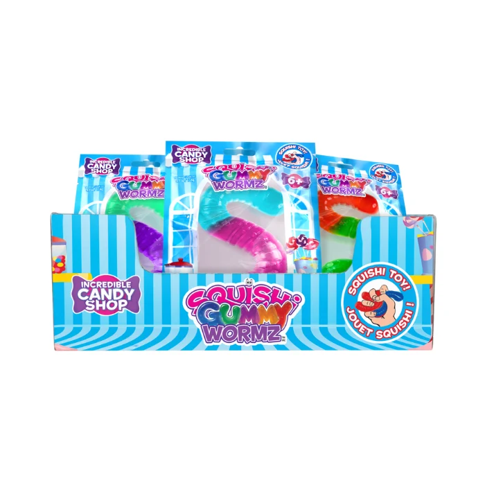 Squishi Gummy Wormz Sensory Fidget Toy For Stress Relief Fun