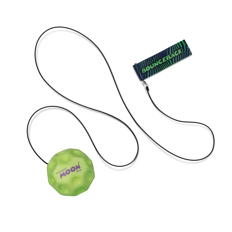 Waboba Solid Bounceback x Moon Ball with Adjustable Wristband Leash