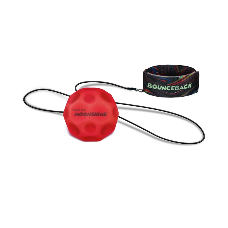 Waboba LED Bounceback Moonshine Light Up Ball With Wrist Leash