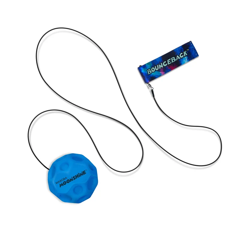 Waboba LED Bounceback Moonshine Light Up Ball With Wrist Leash