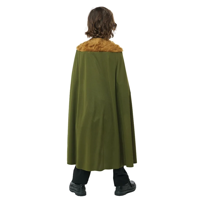 Brave Viking Costume for Kids, Tunic and Cape