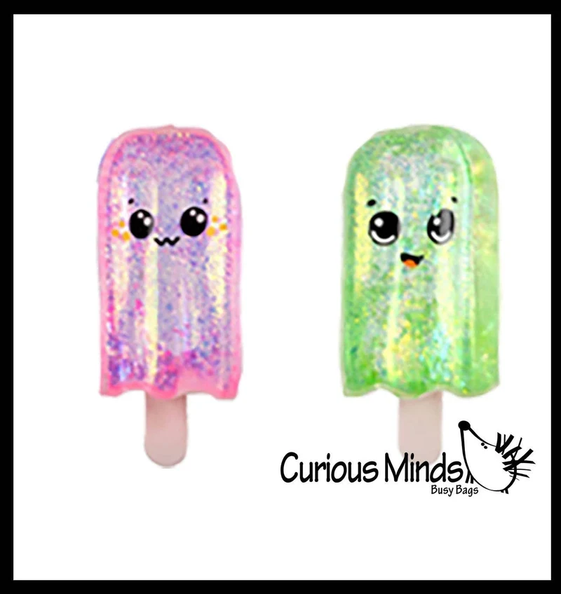 Large 4.5" Popsicle Shaped Ball - Thick Glue/Gel