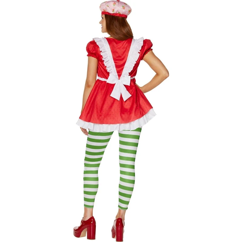 Strawberry Shortcake Costume for Adults, Dress and Leggings