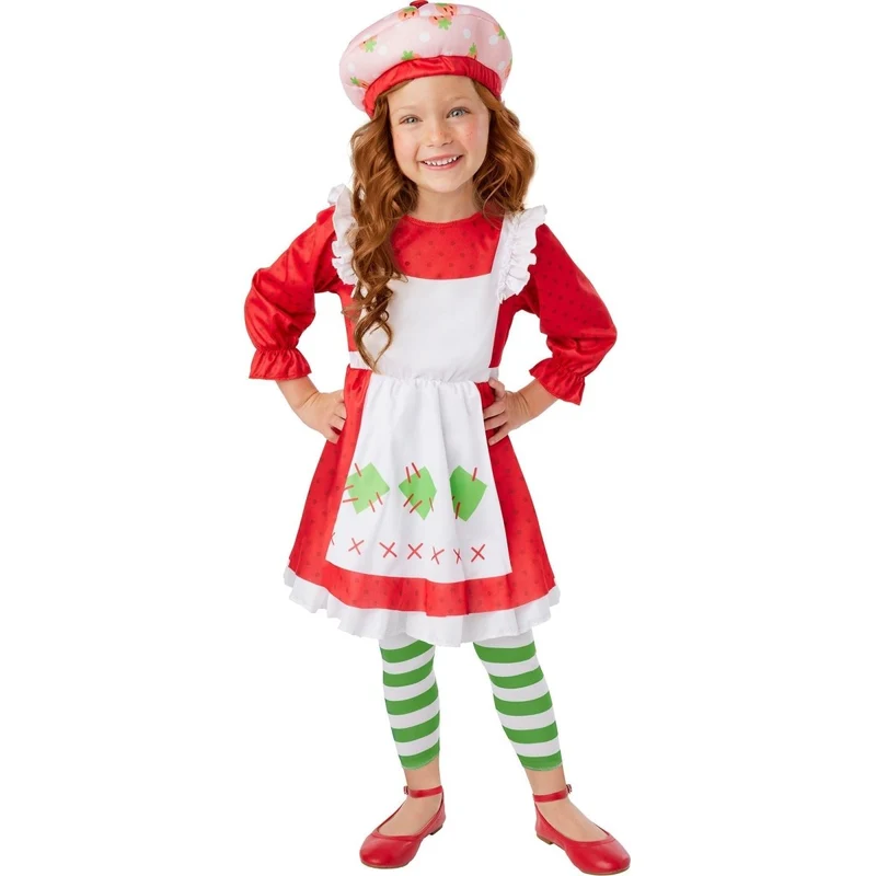 Strawberry Shortcake Costume for Toddlers, Dress and Leggings