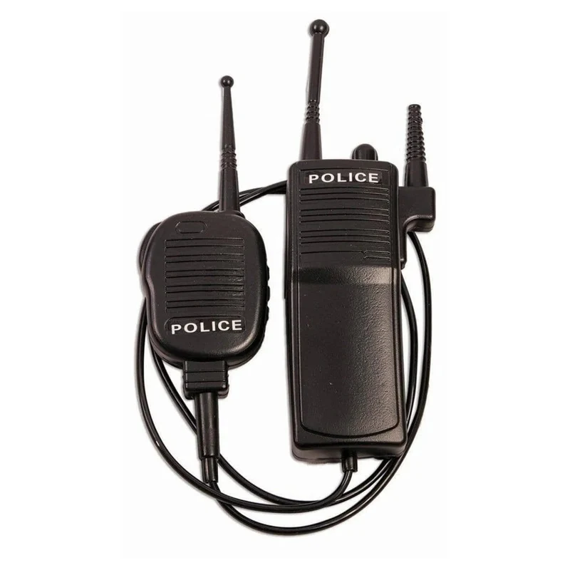 Black Police Walkie Talkie Set, 1 Count