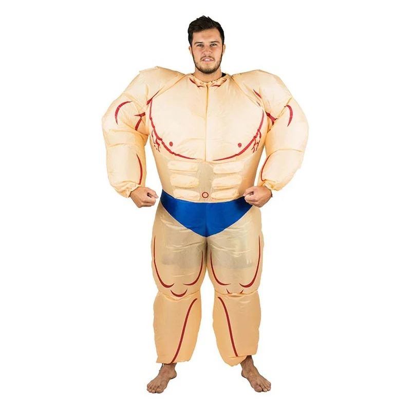 Inflatable Muscle Man Costume for Adults