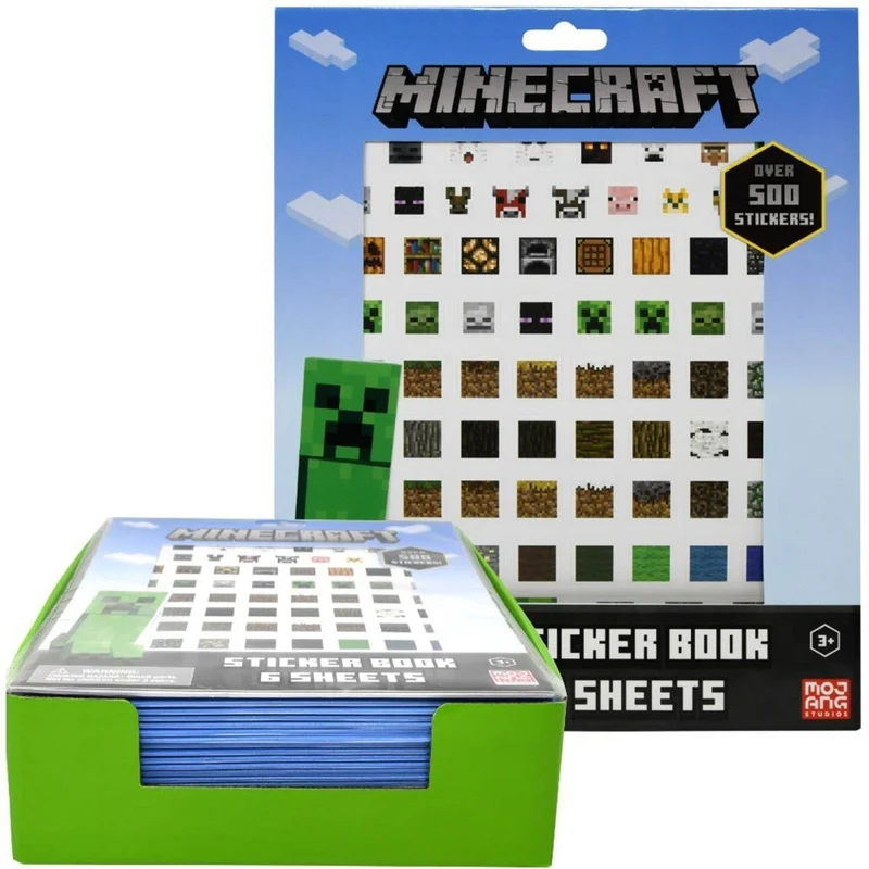 Minecraft Sticker Book, 8 x 12 Inches, 1 Count