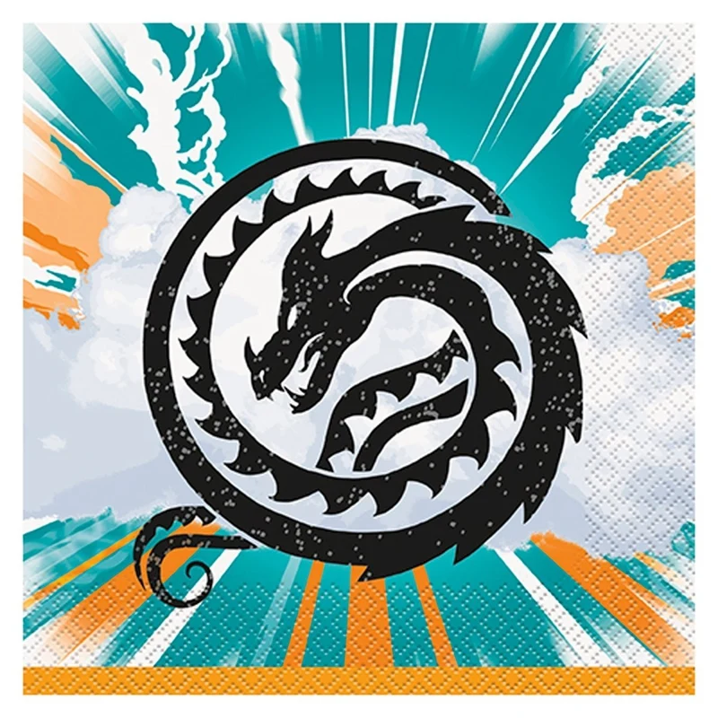 How to Train your Dragon Birthday Large Lunch Napkins, 16 Count