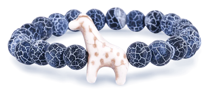 River Blue Giraffe Tracking Bracelet