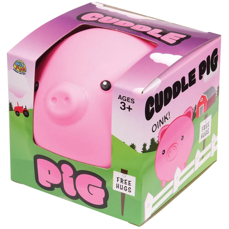 Cuddle Squeeze Pig Soft Sensory Stress Toy
