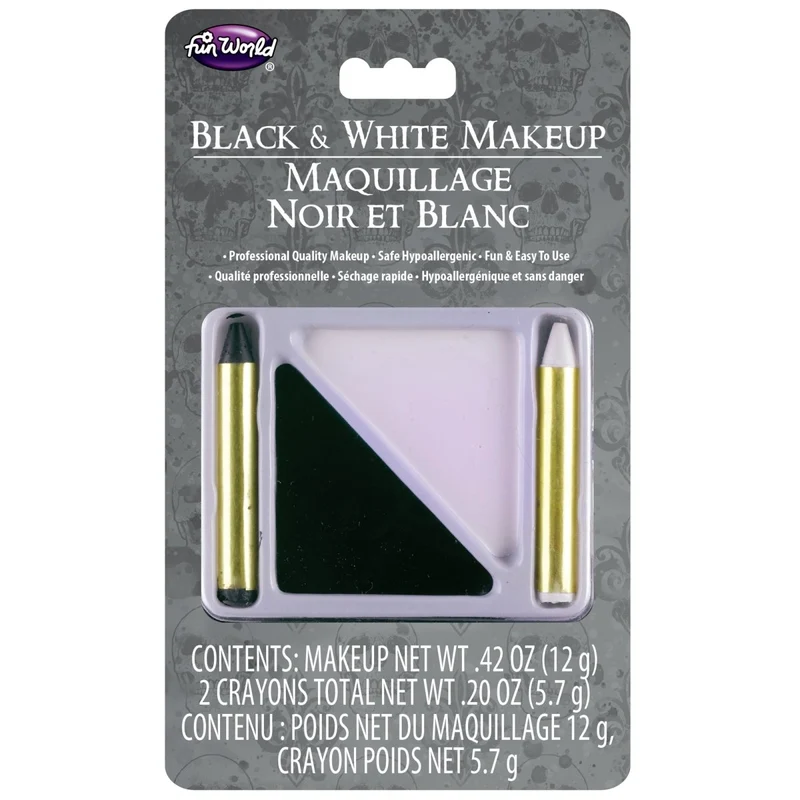 Black and White Makeup, 1 Count