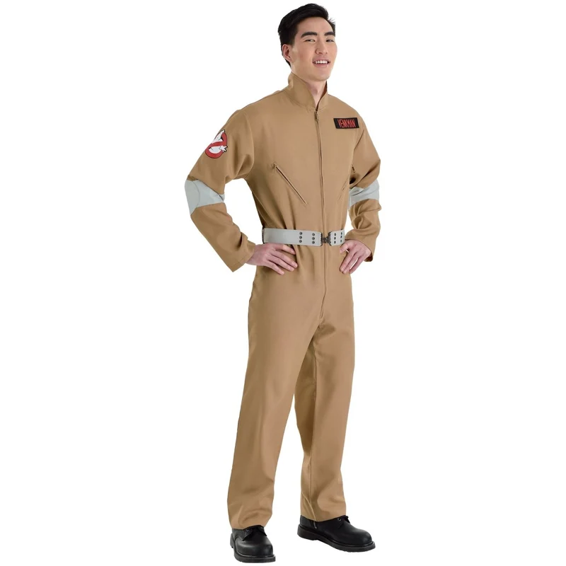 Ghostbusters Classic Costume for Adults, Beige Jumpsuit