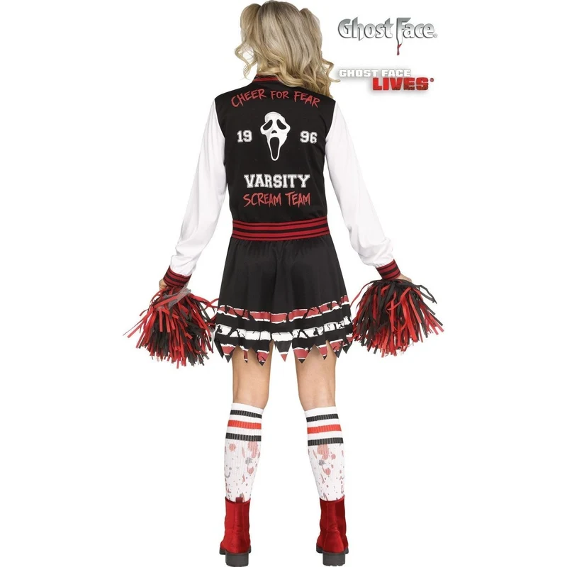 Scream For The Team! Costume for Adults, Scream, Varsity Dress