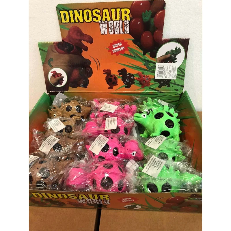 Dinosaur-shaped squeeze ball, Assortment, 1 Count