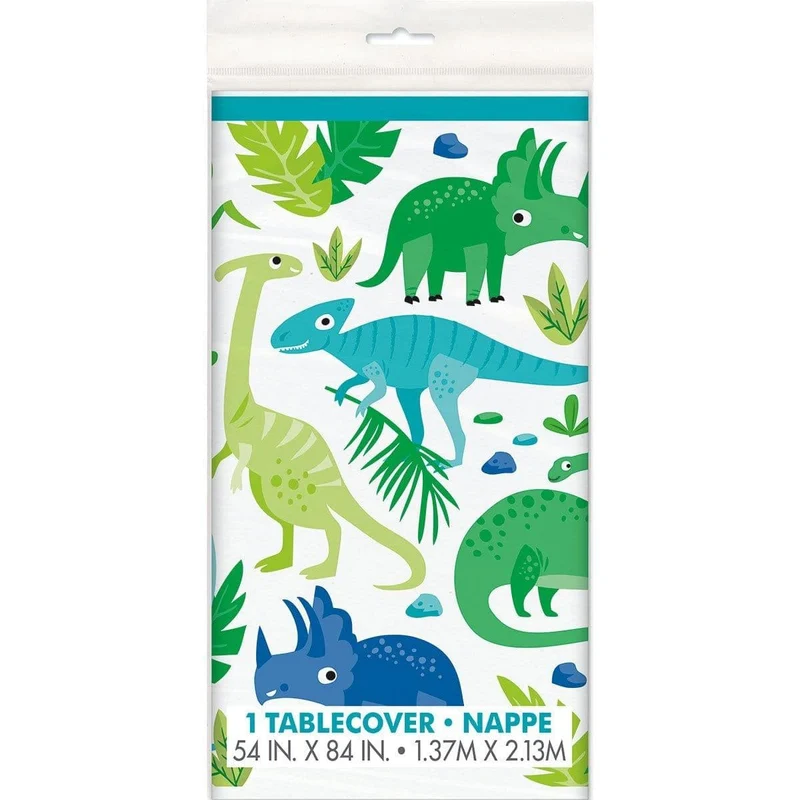 Blue & Green Dinosaur Tablecover