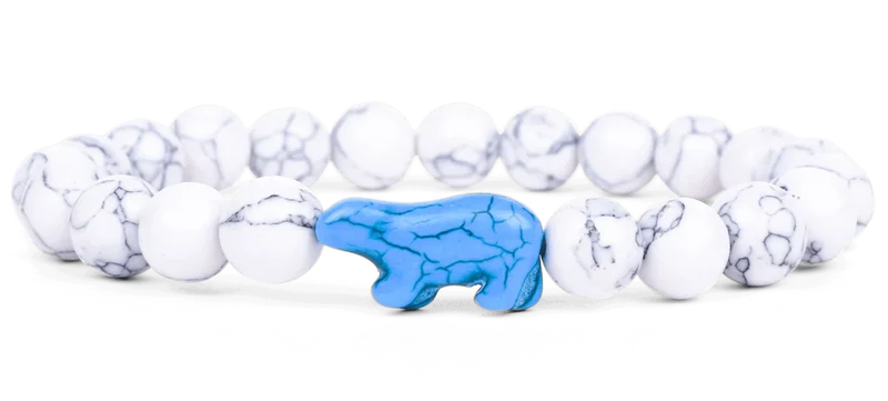 Polar Bear Artic White Tracking Bracelet
