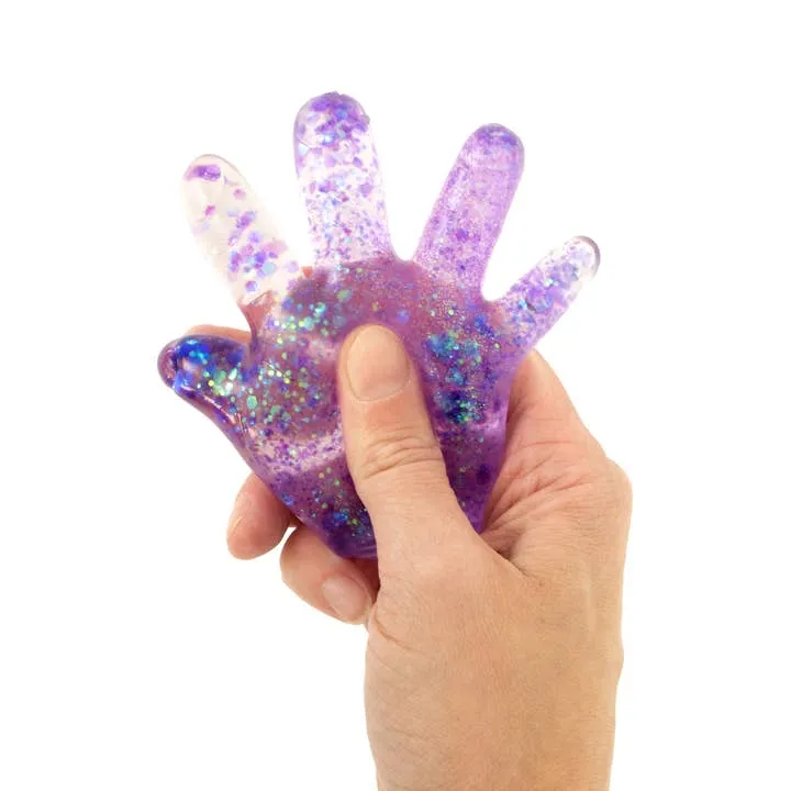 Keycraft Squishy High Five Hand Glitter Sensory Toy for Kids