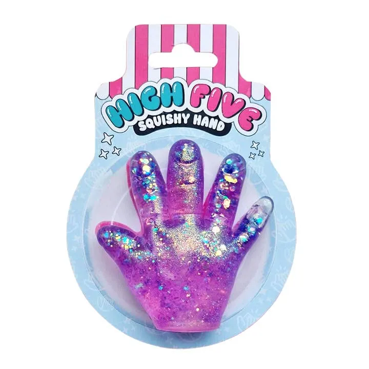 Keycraft Squishy High Five Hand Glitter Sensory Toy for Kids