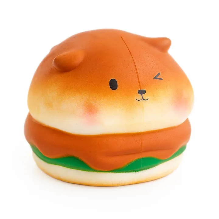 Keycraft Corgi Burger Squishy Sensory Toy for Kids and Babies