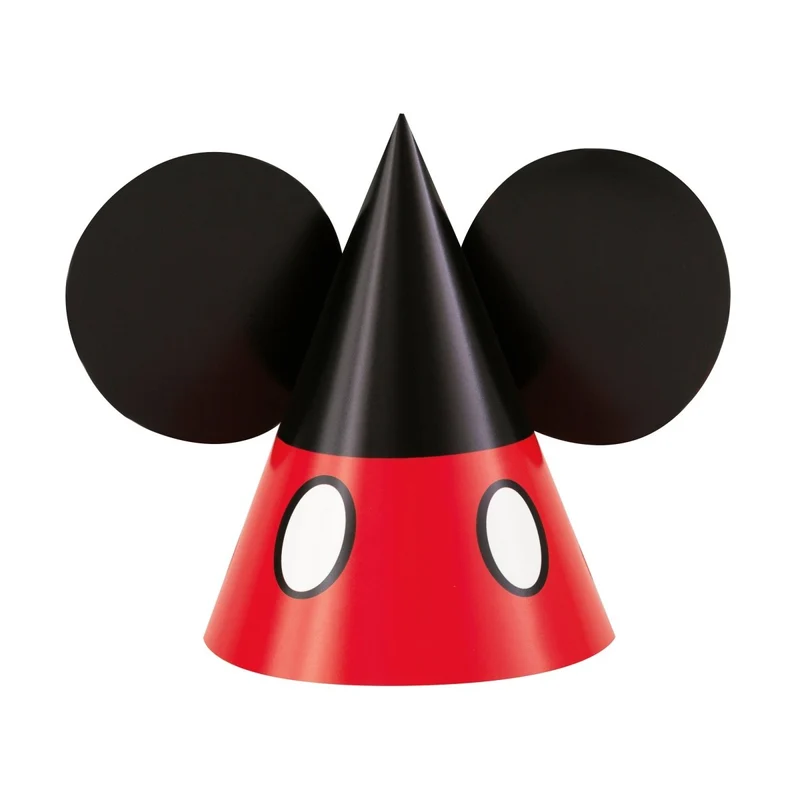 Mickey Mouse Birthday Party Hats, Disney, 8 Count