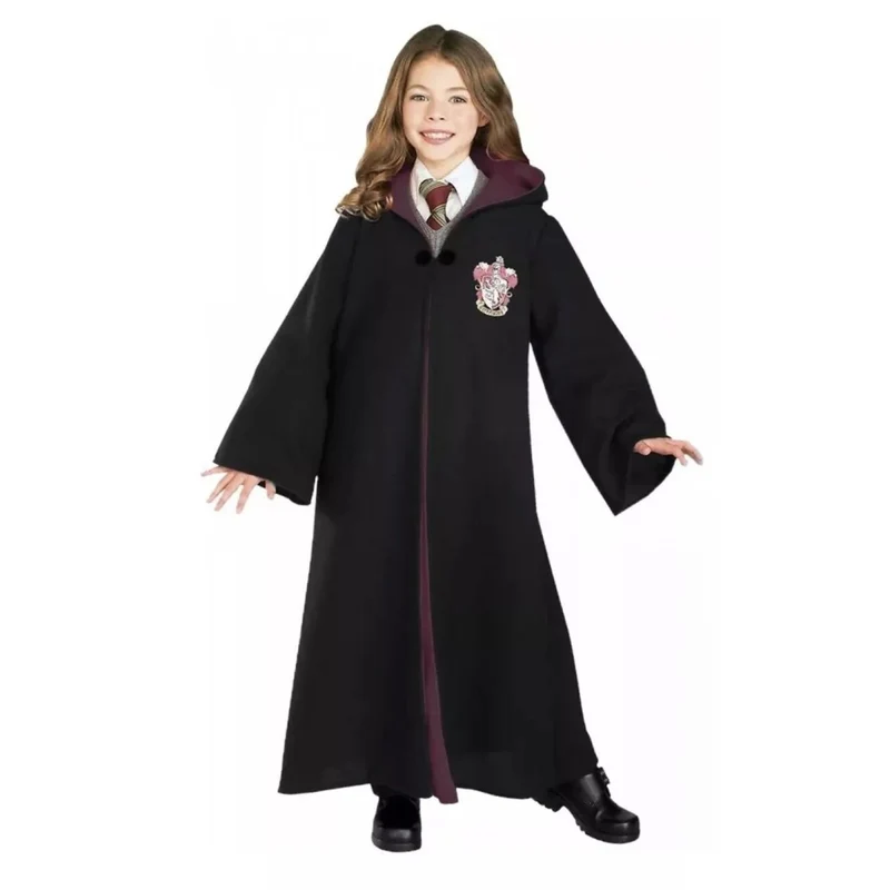 Gryffindor Deluxe Robe Costume for Kids, Harry Potter, Robe with Hood