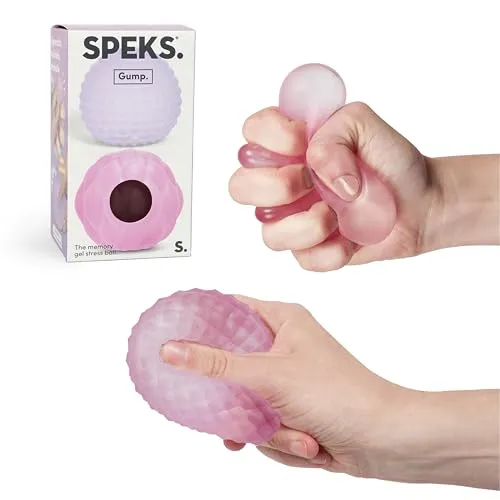 Speks Gump Surface Gel-Filled Stress Ball WARM 2-Pack Sensory Fidget Toy